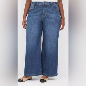 NWT Lane Bryant Ultra Wide Leg Jeans